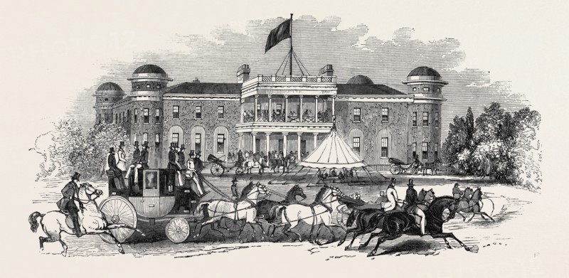 GOODWOOD HOUSE, SCENE IN THE PARK