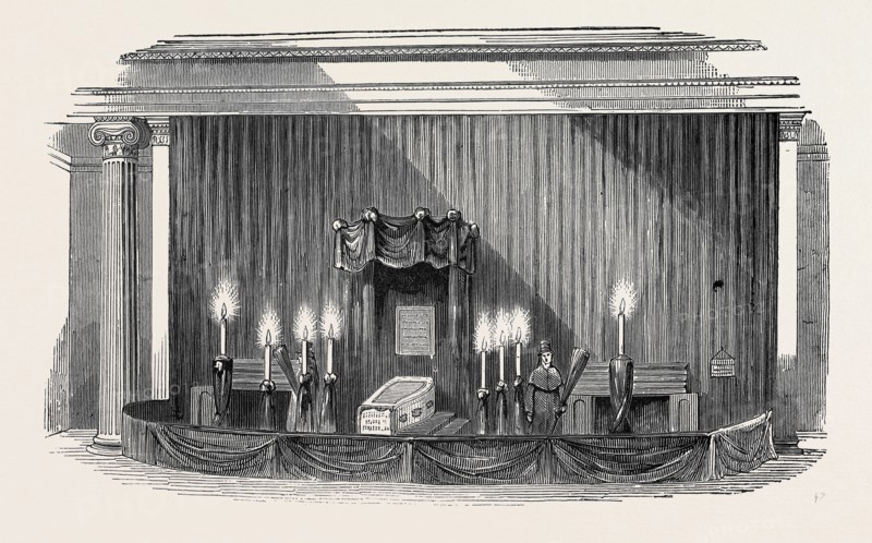 THE LATE DR. DALTON, LYING IN STATE