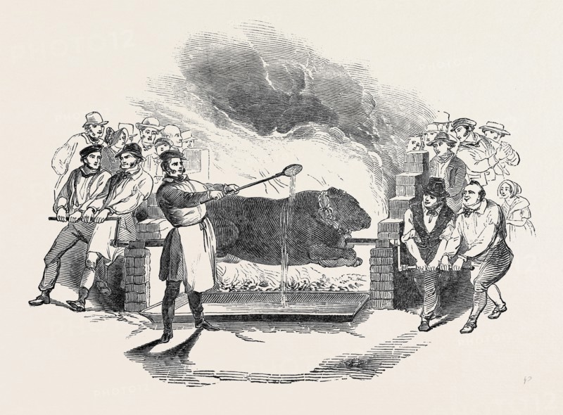 ROASTING THE OX, AT BUCKINGHAM
