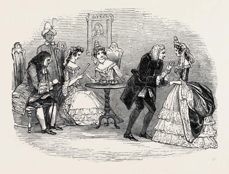 SCENE FROM "THE CONFEDERACY," AT THE HAYMARKET THEATRE