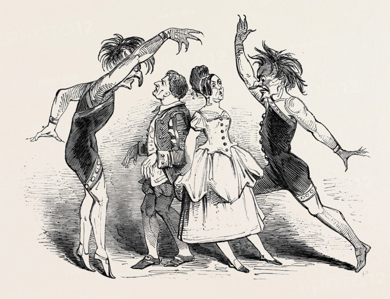 SCENE FROM "THE CASTLES OF THE SEVEN PASSIONS," AT THE LYCEUM THEATRE
