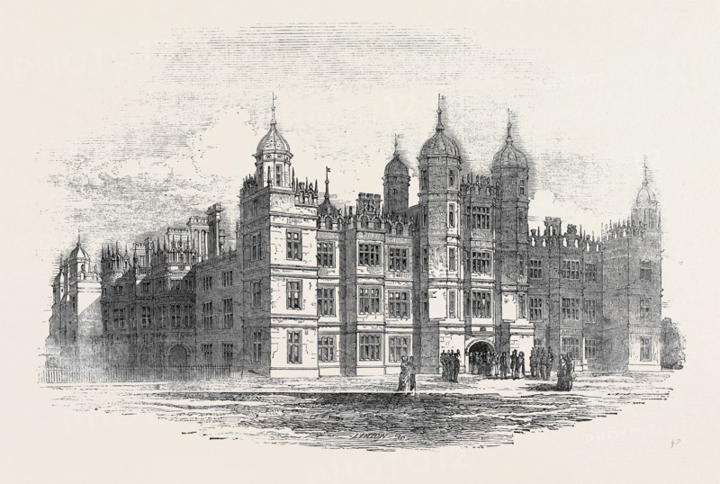 BURGHLEY HOUSE, NORTH FRONT