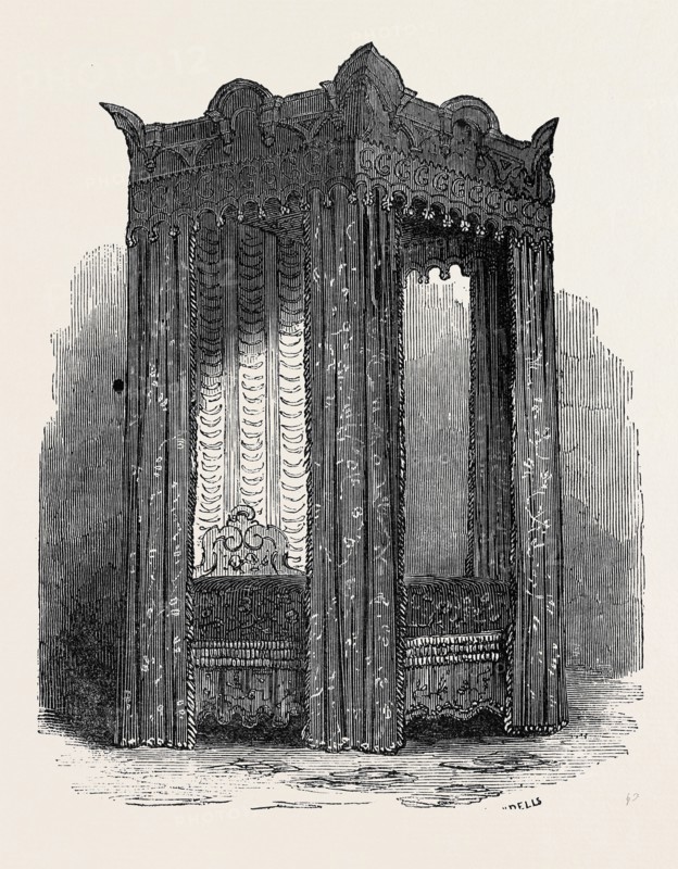 QUEEN ELIZABETH'S STATE BED.