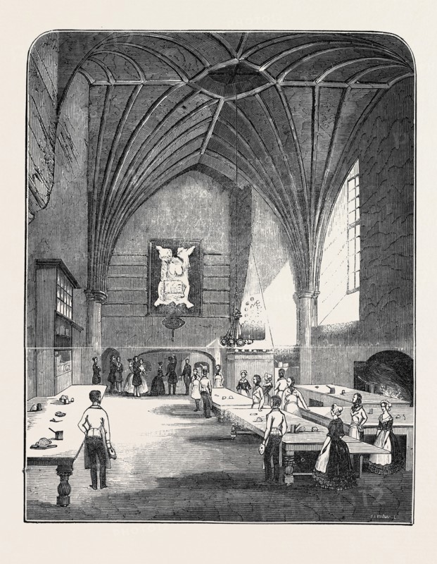 THE KITCHEN AT BURGHLEY, HER MAJESTY'S LATE VISIT TO BURGHLEY