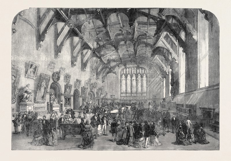 THE BRITISH ASSOCIATION AT EDINBURGH: THE GREAT HALL OF THE PARLIAMENT HOUSE, 1871