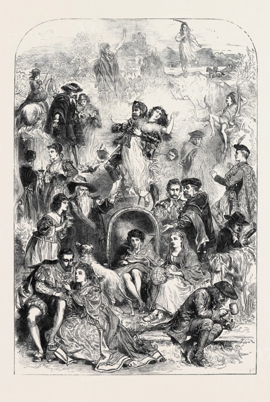 THE SCOTT CENTENARY: A DREAM OF THE WAVERLEY NOVELS, 1871