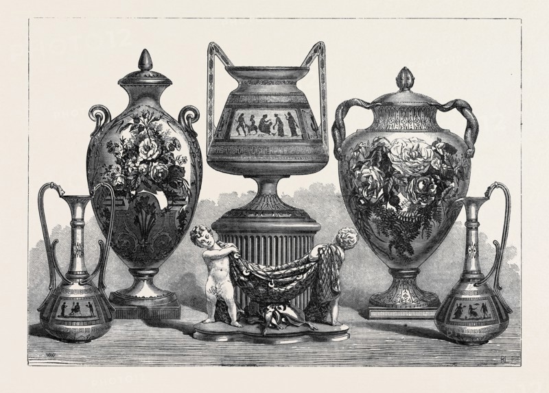 PORCELAIN AT THE INTERNATIONAL EXHIBITION, BY W.T. COPELAND AND SONS, 1871