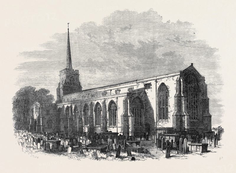 ST. MARGARET'S CHURCH, LOWESTOFT, LATELY RESTORED, 1871