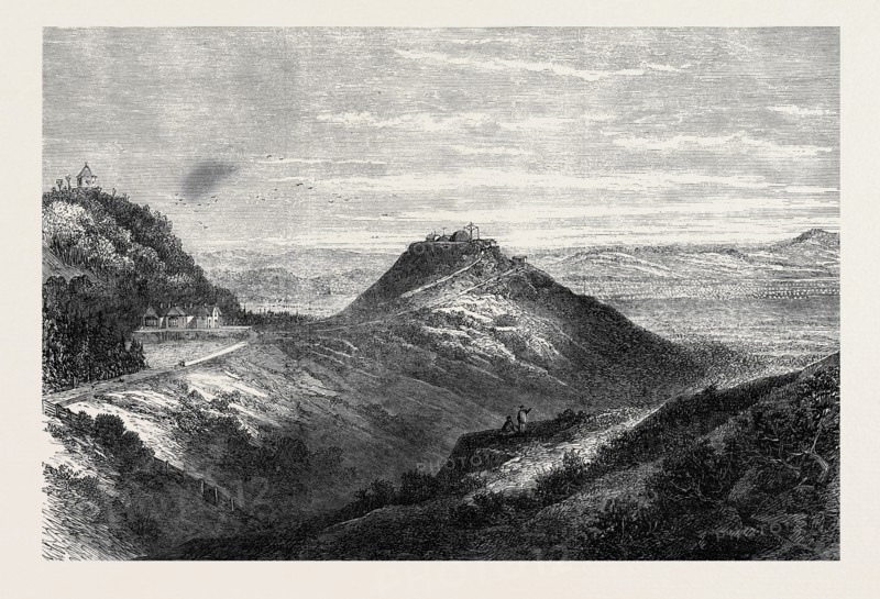 THE AUTUMN CAMPAIGN: ENCAMPMENT OF THE 3RD DIVISION AT FRENSHAM COMMON, FROM THE "DEVIL'S JUMPS", 1871