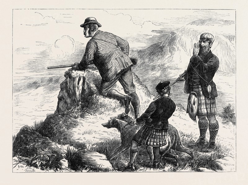 HIGHLAND DEERSTALKING: "BY GEORGE! MISSED AGAIN.", 1871