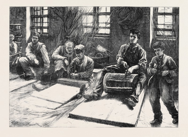 BLIND BASKET-MAKERS, 1871