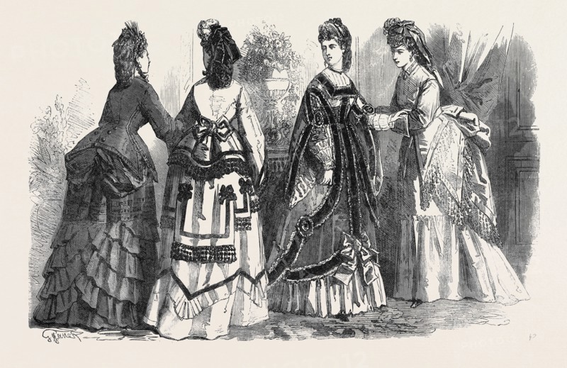 PARIS FASHIONS FOR THE MONTH, 1871