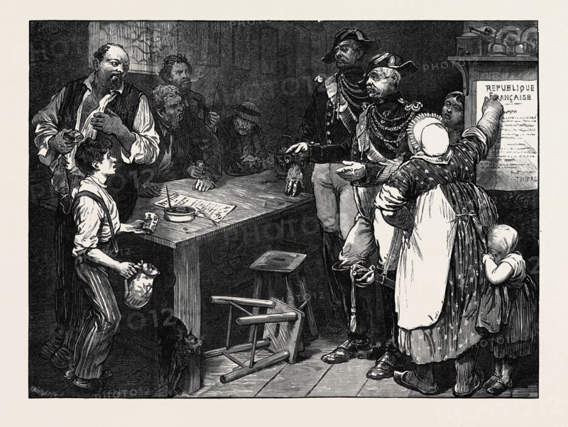 SCENE IN A CABARET IN THE NORTH OF FRANCE, 1871