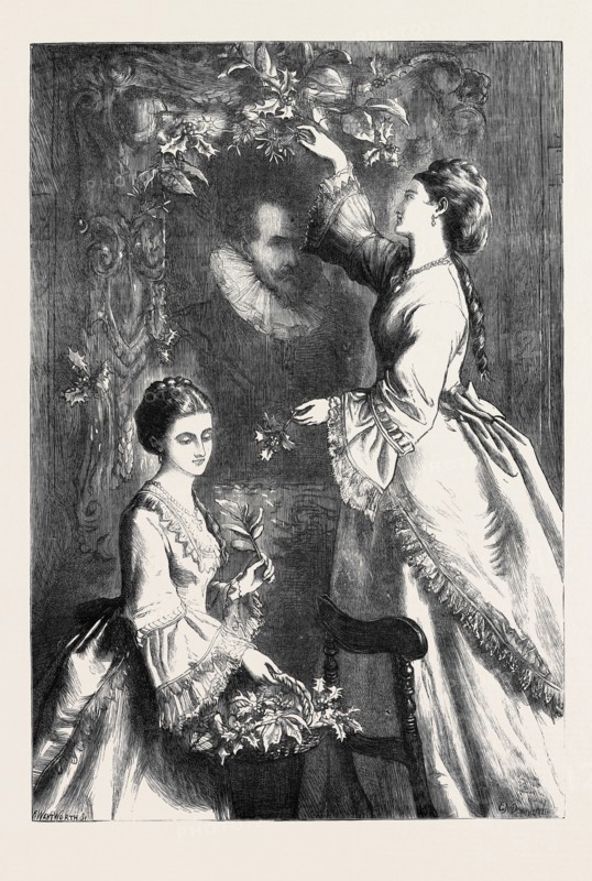 THE ANCESTRAL PORTRAIT, DRAWN BY E.N. DOWNARD, 1871