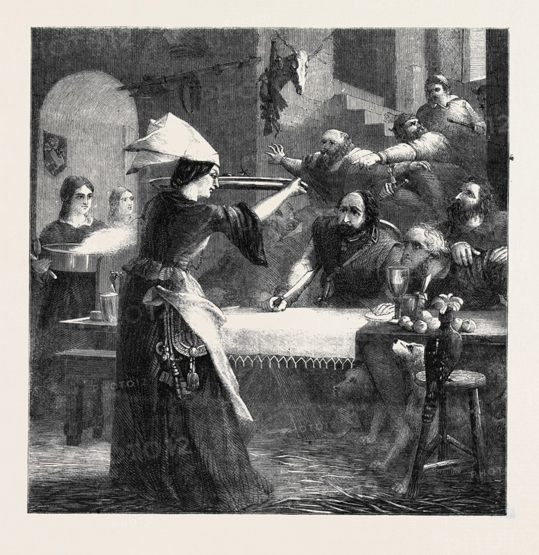 "THE SPUR IN THE DISH," BY MR. BELL SCOTT