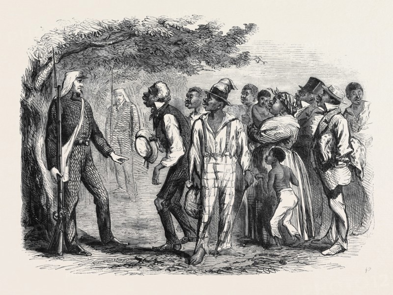 THE CIVIL WAR IN AMERICA: "CONTRABAND OF WAR", JULY 27, 1861
