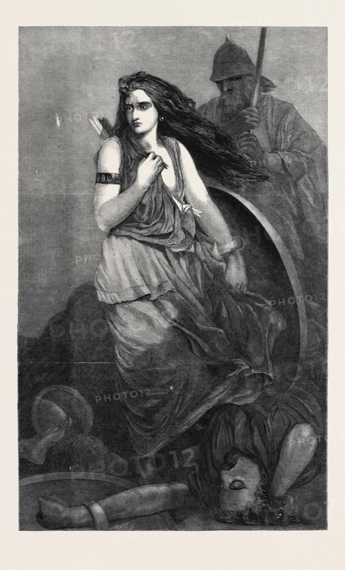 "DAR-THULA," BY HENRY TIDEY, FROM THE EXHIBITION OF THE NEW SOCIETY OF PAINTERS IN WATER COLOURS