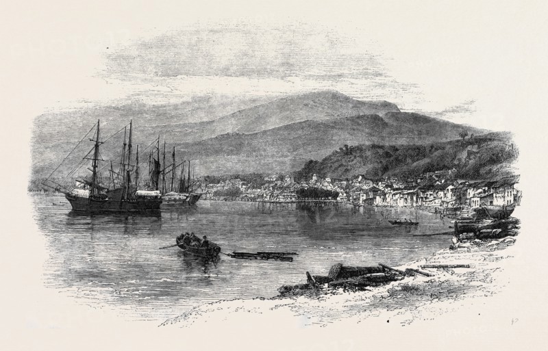 TOWN AND HARBOUR OF ST. PIERRE, MARTINIQUE