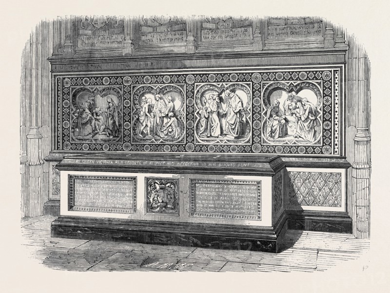 MONUMENT TO THE DUCHESS OF GLOUCESTER, IN ST. GEORGE'S CHAPEL, WINDSOR