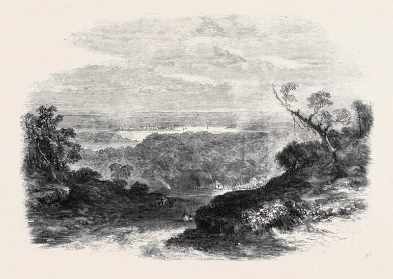 SKETCHES FROM SYDNEY, NEW SOUTH WALES: VIEW FROM SOUTH HEAD ROAD; THE HARBOUR IN THE DISTANCE