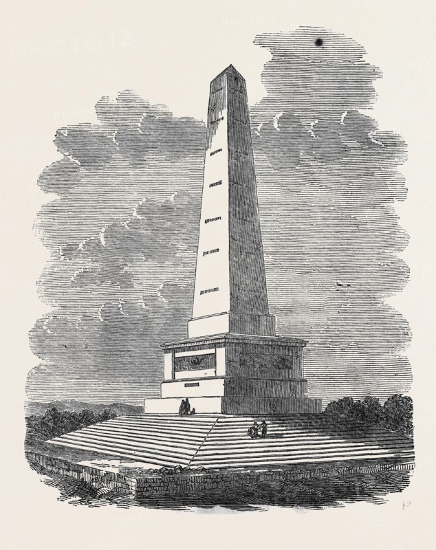 HER MAJESTY'S VISIT TO IRELAND: THE WELLINGTON MONUMENT, PHOENIX PARK, DUBLIN