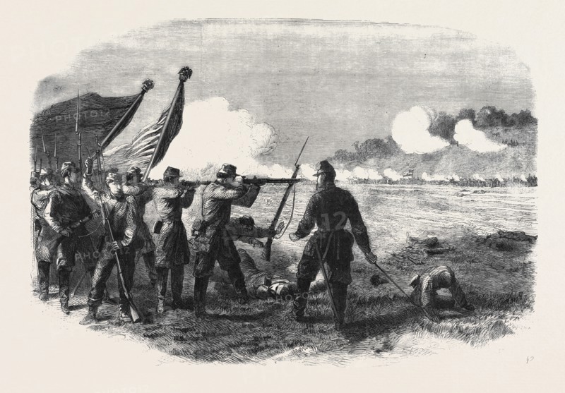 THE CIVIL WAR IN AMERICA: ENGAGEMENT BETWEEN THE 71ST NEW YORK AND AN ALABAMA REGIMENT AT THE BATTLE OF BULL BUN