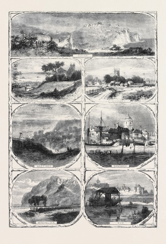 THE CINQUE PORTS, DOVER, HYTHE, ROMNEY, HASTINGS, SANDWICH, WINCHELSEA, RYE