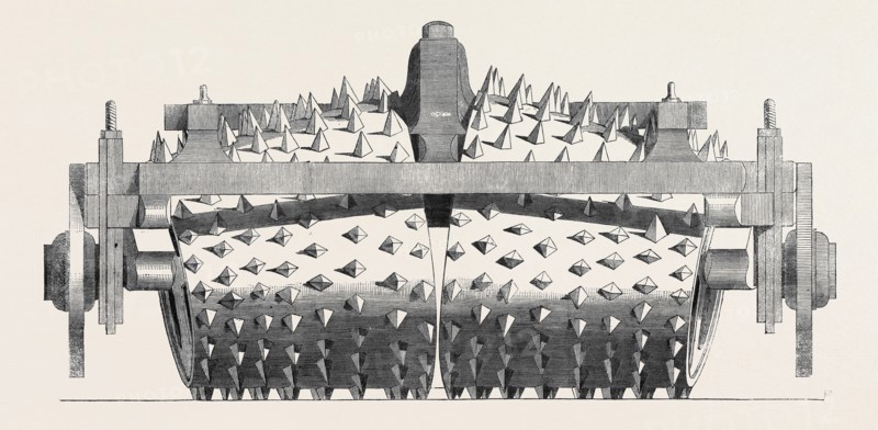 BRABY'S MACHINE FOR BREAKING UP ROADS AND SCARIFYING OR TILLING LAND