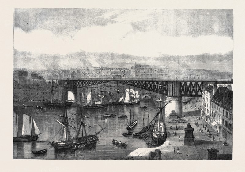 MONSTER SWING BRIDGE AT BREST, FRANCE