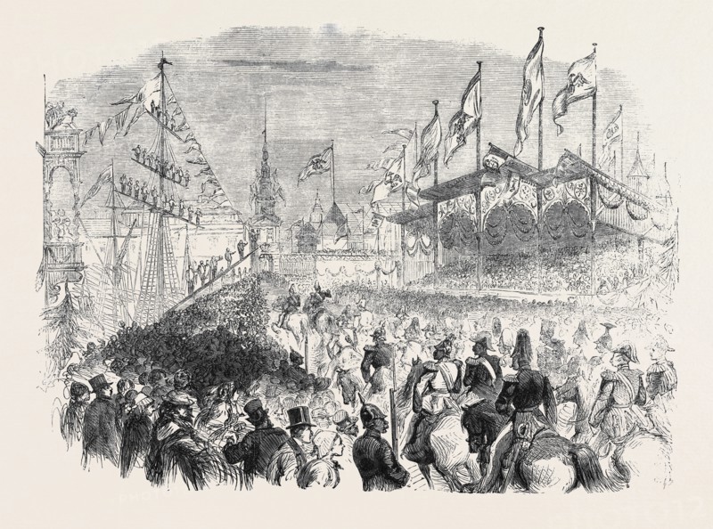 ENTRY OF THE KING OF PRUSSIA INTO KÃñNIGSBERG: THE PROCESSION AT THE GRÃúNE THOR