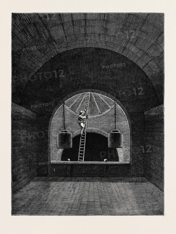 THE PENSTOCK CHAMBER AT OLD FORD, LONDON MAIN DRAINAGE