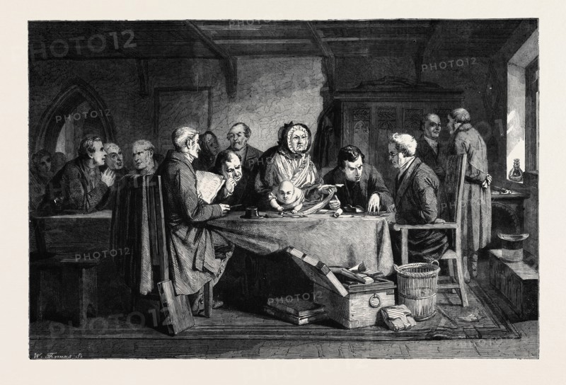 "THE FOUNDLING," BY G.B. O'NEILL IN THE NATIONAL GALLERY, SOUTH KENSINGTON MUSEUM