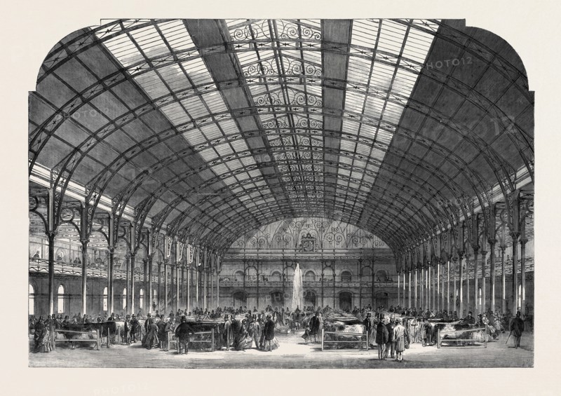 INTERIOR OF THE NEW AGRICULTURAL HALL, ISLINGTON