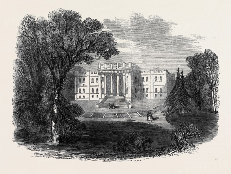 KIMBOLTON CASTLE, HUNTS, THE SEAT OF THE DUKE OF MANCHESTER, VISITED LAST WEEK BY THE PRINCE OF WALES