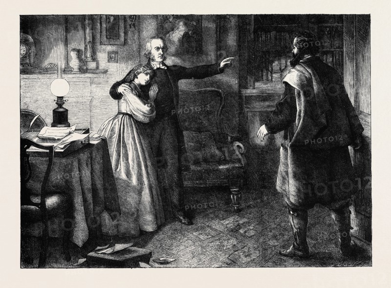"THE CURATE OF GLEVERING:" THE DENUNCIATION OF CHARLES TREVOR, DRAWN BY J.D. WATSON