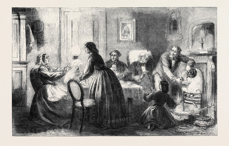 "A PEARL AMONG WOMEN;" LADY DICK'S SUDDEN COMMOTION, DRAWN BY L. HUARD