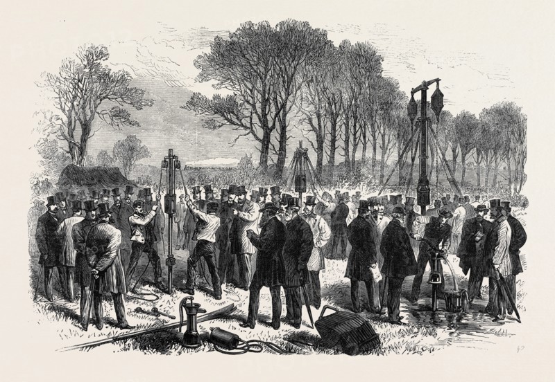 EXPERIMENTS WITH NORTON'S PATENT TUBE-WELLS, USED BY OUR ARMY IN ABYSSINIA, 1868