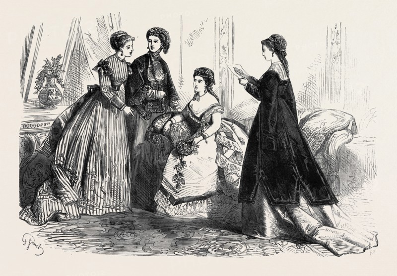 PARIS FASHIONS FOR MARCH, 1868