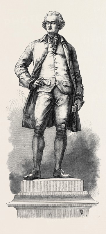 STATUE OF EDMUND BURKE, BY J. FOLEY, R.A., FOR TRINITY COLLEGE, DUBLIN, 1868