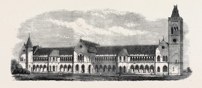 THE SASSOON HOSPITAL AT POONAH NEAR BOMBAY, 1868