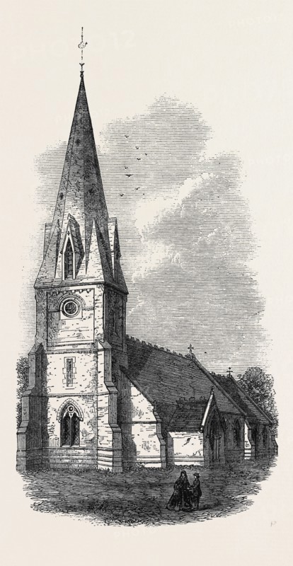 FACCOMBE CHURCH, HANTS, 1868