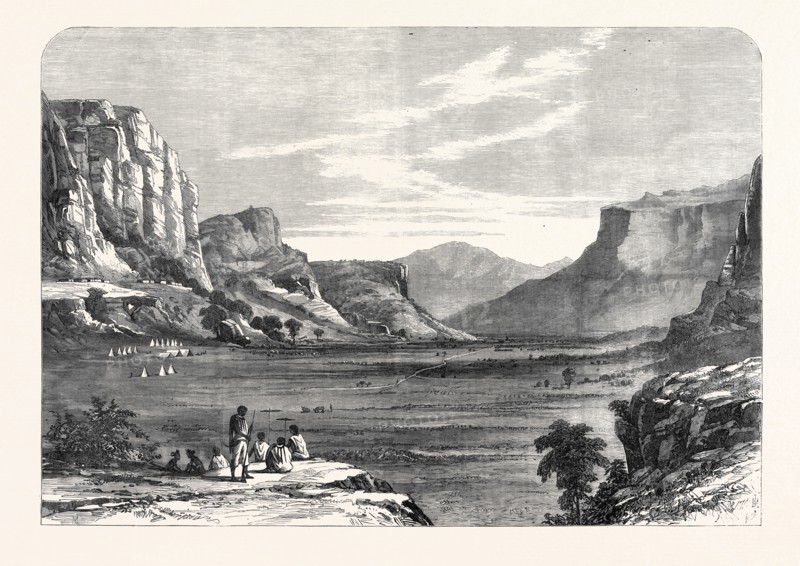 THE EXPEDITION TO ABYSSINIA: GOON-GOONA, IN THE VALLEY OF THE MAI MUNA, 1868