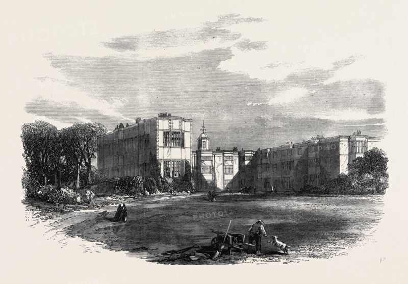 TEMPLENEWSAM, NEAR LEEDS, THE RESIDENCE OF H.C. MEYNELL INGRAM, ESQ., VISITED BY THE PRINCE OF WALES, 1868