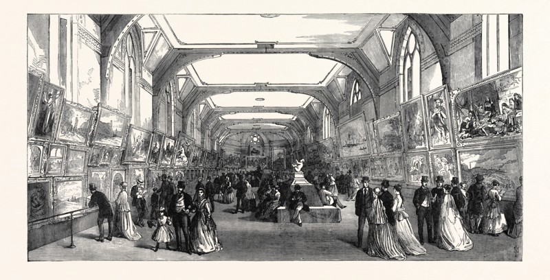 THE LEEDS EXHIBITION: THE GALLERY OF BRITISH LIVING PAINTERS IN OIL, 1868