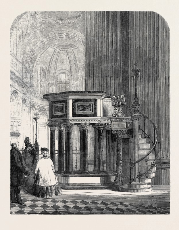 THE NEW PULPIT, ST. PAUL'S CATHEDRAL