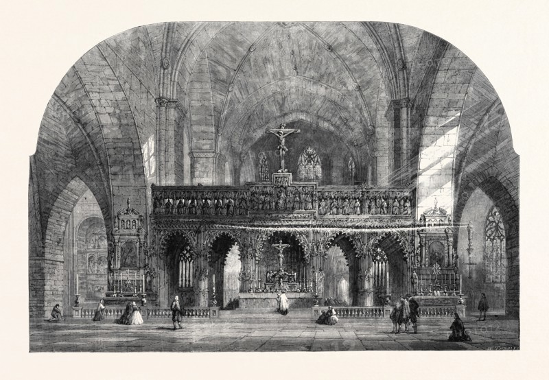 THE DOM, MÃúNSTER, WESTPHALIA," BY S. READ, IN THE EXHIBITION OF THE OLD WATER COLOUR SOCIETY, 1861