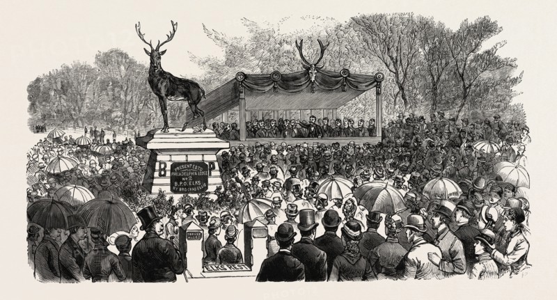PENNSYLVANIA: DEDICATION OF THE ELKS' MONUMENT IN MOUNT MORIAH CEMETERY, PHILADELPHIA, SEPTEMBER 12TH