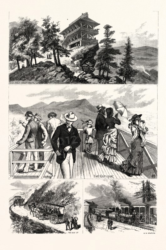MARYLAND: ATTRACTIONS OF PENN-MAR PARK AND HIGH ROCK, IN WASHINGTON COUNTY