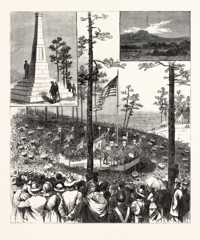CENTENNIAL CELEBRATION OF THE BATTLE OF KING'S MOUNTAIN, OCTOBER 7TH: THE HON. JOHN W. DANIEL DELIVERING THE HISTORICAL ORATION. SOUTH CAROLINA
