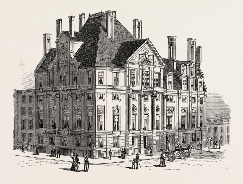 ARCHITECTURAL PROGRESS OF NEW YORK CITY. NEW QUARTERS OF THE UNION LEAGUE CLUB ON FIFTH AVENUE
